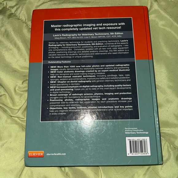 BNWOT Radiography for Veterinary Technicians - Fifth Edition - Picture 5 of 10